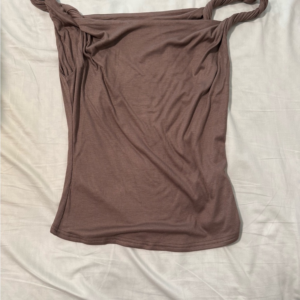 Elegant Brown Women's Top